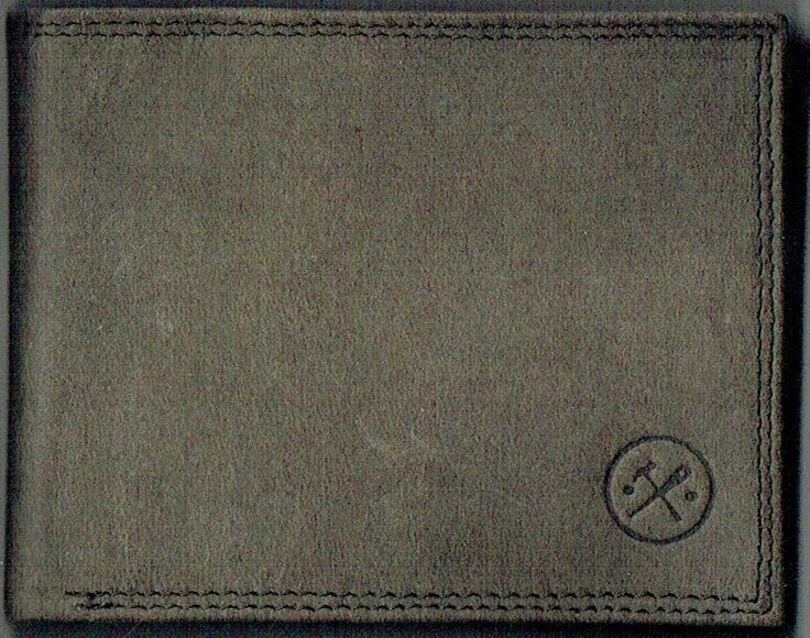 PorteFeuille Idaho H & S - Cuir de Bœuf - Gris Vieilli - RFID Horizontal