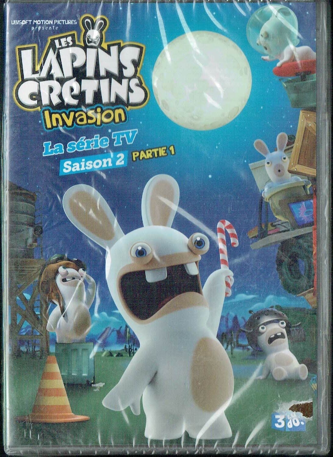 Les Lapins Crétins "Invasion" - La Série TV Saison 2 Partie 1 et plus 23 Épisodes - 1  DVD