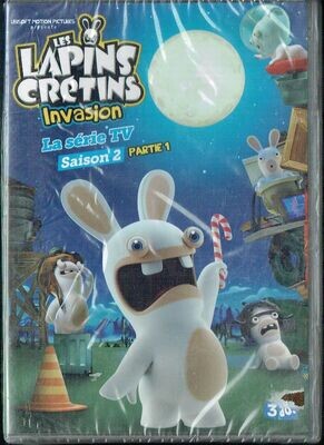 Les Lapins Crétins "Invasion" - La Série TV Saison 2 Partie 1 et plus 23 Épisodes - 1  DVD
