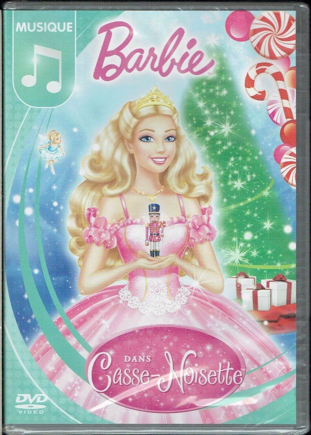 Rentrée dans le Monde de "Barbie" dans ses Aventures Féeriques "Barbie Joue le Rôle  Clara dans Casse-Noisette" - 1 DVD