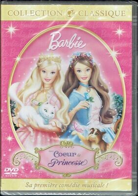 Rentrée dans le Monde de "Barbie" dans ses Aventures Féeriques "Barbie dans Cœur de Princesse" - 1 DVD