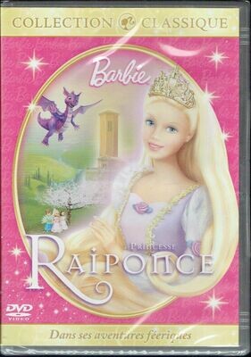 Rentrée dans le Monde de "Barbie" dans ses Aventures Féeriques "Barbie Princesse Raiponce" - 1 DVD
