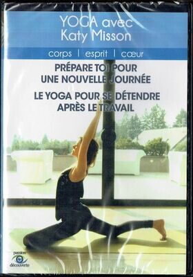 YOGA Avec Katy Misson Dans le YOGA Avec Katy Misson Dans le "Corps" et "Esprit" et "Coeur", Préparez-vous pour deux Séances de Yoga pour se détendre après le Travail... sur 1 DVD