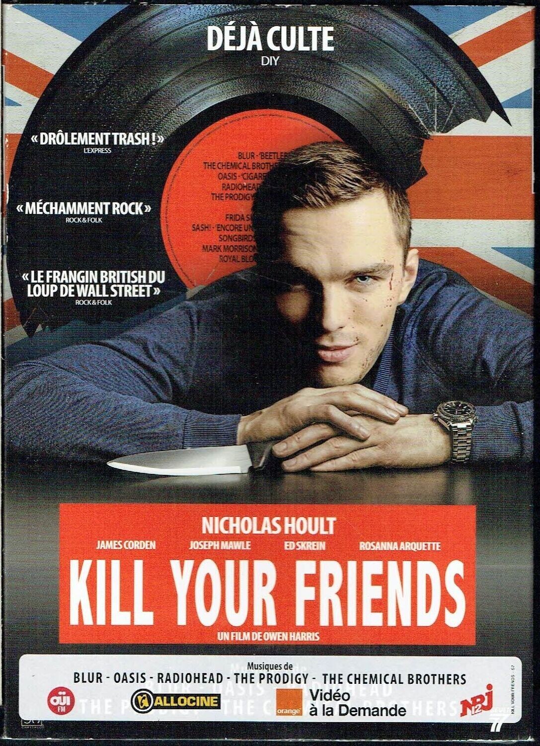Un Triller Déjà Culte - Nicolas Hoult - "Kill Your Friends" - 1 DVD