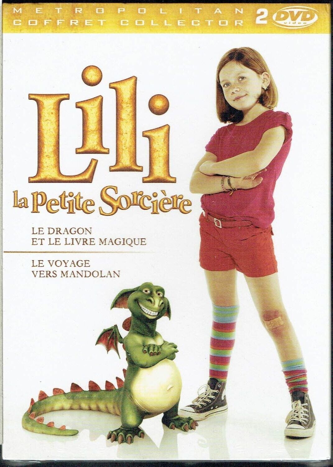 Coffret "Lili La Petite Sorcière" Deux  Belles Histoires, "Le Dragon et le Livre Magique" et "Le Voyage vers Mandolan" - 2 Films - 2 DVD
