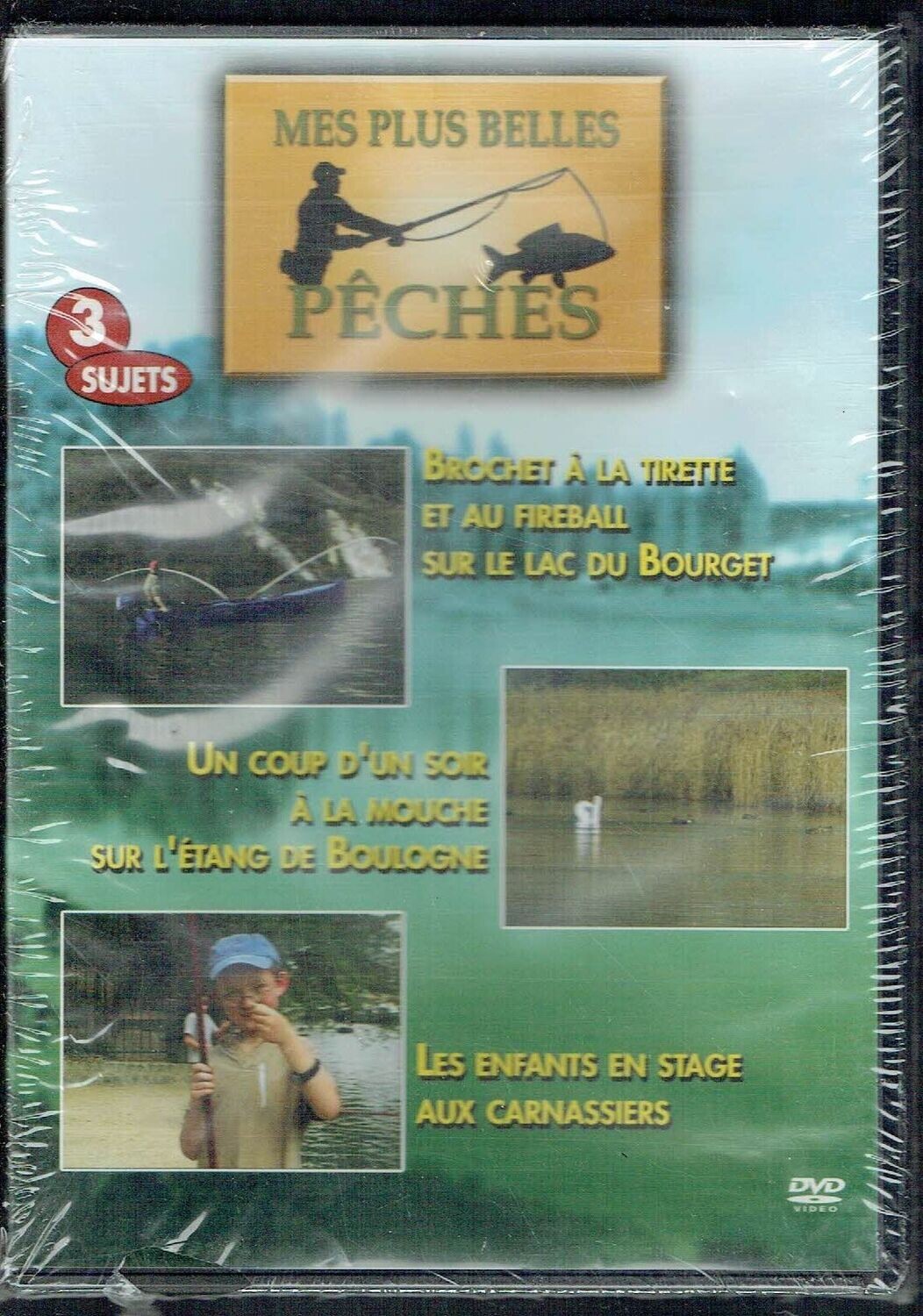 Mes Plus Belles Pêches - 3 Sujets : 1- Brochet à la Tirette et au Fire-ball 2- Un Coup d'un Soir à la Mouche 3- Les Enfants en Stage aux Carnassiers- 1 DVD