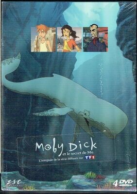 Coffret "Moby Dick La Baleine Blanche" et le Secret de Mu - L'Intégrale de la Série Diffusé sur TF1 sur  4 DVD