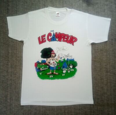 T-SHIRT - 2XL - Le Campeur "Elle est où Miss Camping"