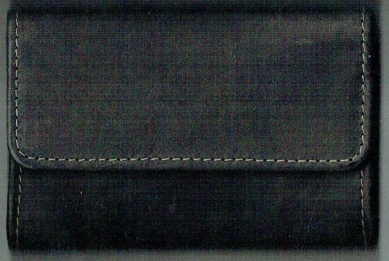 Porte-Monnaie 168 "Avec 2 Volets et 1 Compartiment centré à Zippe" - Cuir Vachette - Camel Vieilli - Ouverture par Pression & Zip.
