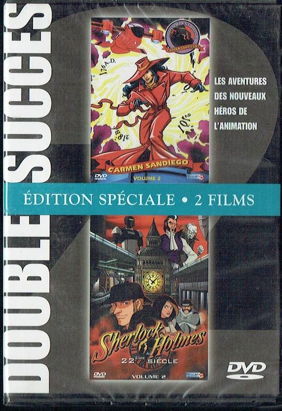 Film d'Animation "Double Succès", Volume 2 avec "Carmen Sandiego" et "Sherlock Holmes au 22 ème Siècle" sur 1 DVD