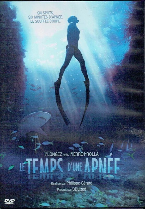 Documentaire "Le Temps d'une Apnée" Plongez aux Cœurs de, à Travers les Océans Indiens, Pacifique, Atlantique et la Mer Méditerranée sur 1 DVD