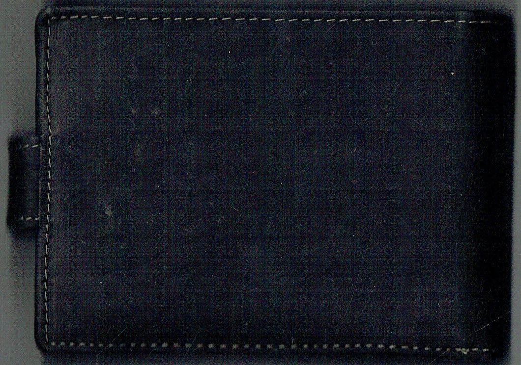 Porte-Feuille 156 Imprimé "Camion", De Couleur Noir Vieilli, Cuir de Vachette Système RFID Anti-Transfère CB, Horizontal