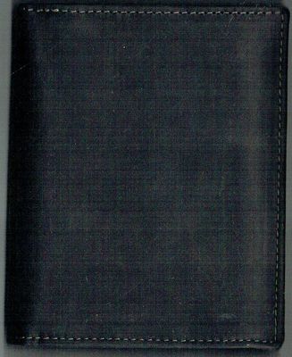 Porte-Feuille 120 Imprimé "Camion", De Couleur Noir Vieilli, Cuir de Vachette Système RFID Anti-Transfère CB, Vertical