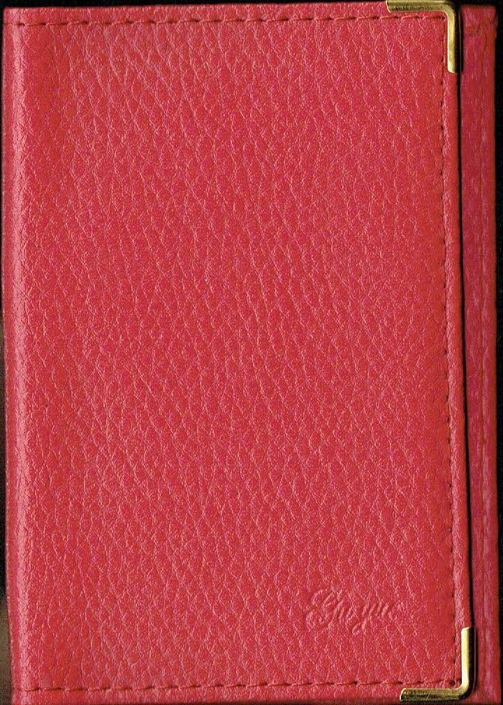 Gardons et protégeons ; Emplacement Prévu pour Votre "Ancien & New Permis de Conduire", et aussi la Carte Verte - Couleur rouge