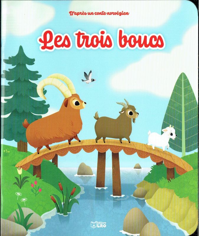 Les Mini Contes Classiques Adapté, "Les Trois Boucs", Dans le Passage d'un Pont gardé par un Troll...  D'Après un Conte Norvégien