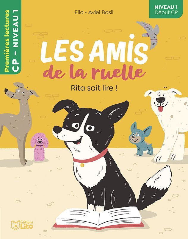 Premières Lectures, "Niveau 1 Début CP", Série "Les Amis de la Ruelle", Rita sait Lire, avec une Fiche Pédagogique.