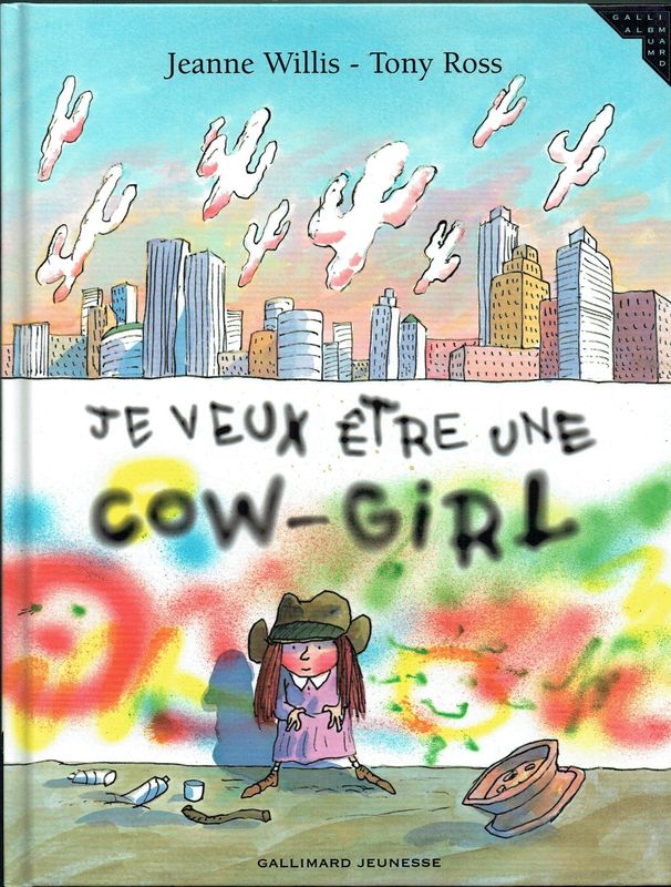 Bandes Dessinées "Je Veux Être une Cow-Girl", Son Rêve est-il Impossible, Je Veux Simplement Être ... Papa Y a-t-il un Problème ?