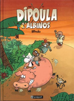 Bandes Dessinées "Dipoula l'Albinos", Mbolo, je suis Dipoula, c'est moi ça veut dire bonjour.et j'habite sur le continent africain au Gabon...