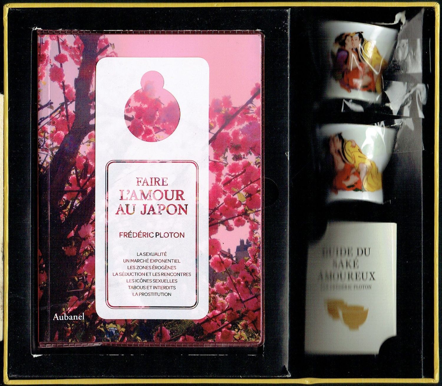 Coffret "Faire l'Amour au Japon", la Sexualité, la Séduction, les Rencontres et les Tabous, Etc... On vous Explique + Deux Coupe pour Boire Votre "Saké Amoureux"