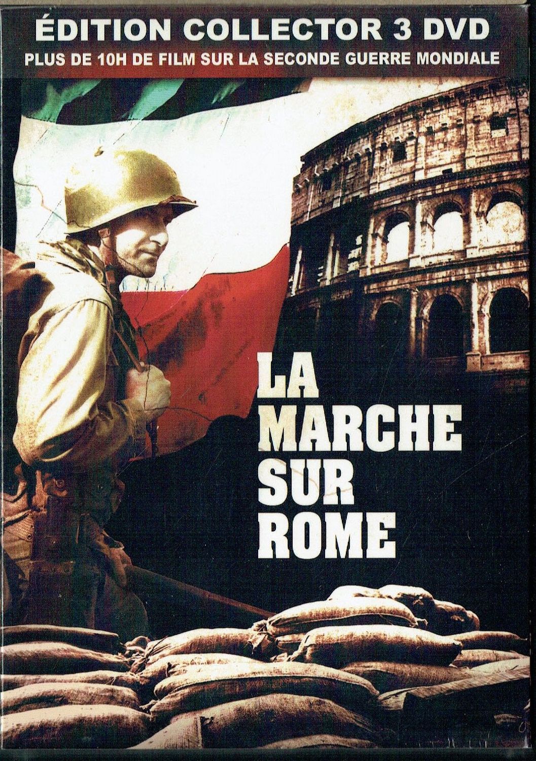 Collection Collector, "La Marche sur Rome", Plus de 10 heures de Documents Exceptionnels, Retrace des Terribles Batailles de cette Campagne... sur 3 DVD