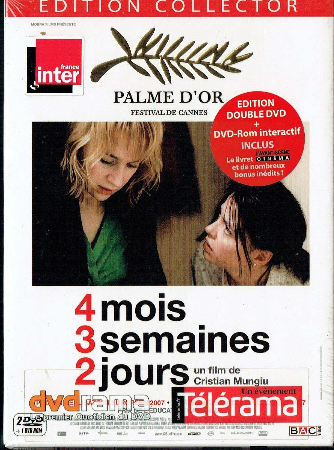 Coffret Édition Collector, Coffret Édition Collector, "4 Mois, 3 Semaines 2 Jours", 1987 En Roumanie Ottila et Gabita est Enceinte, cité Universitaire, l'Avortement... 2 DVD