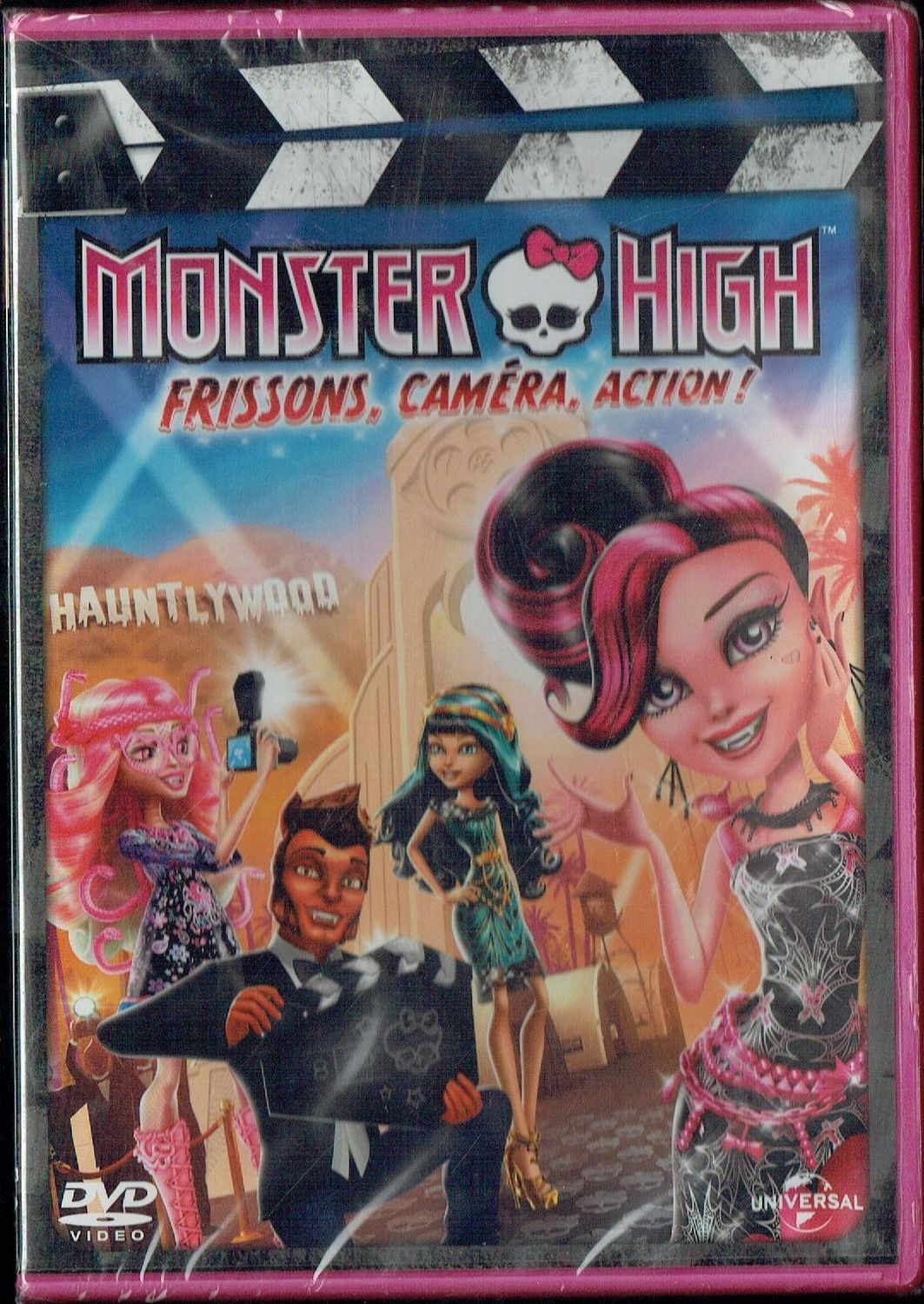 Monster High, Monster High, "Frissons Caméra Action", Draculaura est-elle l'Héritière du Trône Vampire ? Mais la sélection des Reine Potentielles n'est pas... Déroulez le Tapis noir... DVD