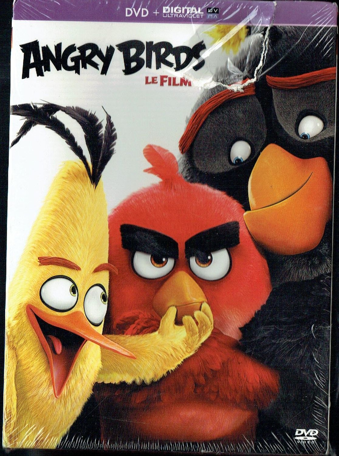Le Film, Le Film, "Angry Birds", Une Île Peuplée d'Oiseaux Heureux qui ne Vole pas, De Mystérieux Cochons Verts Arrivent sur l'Île... 1 DVD