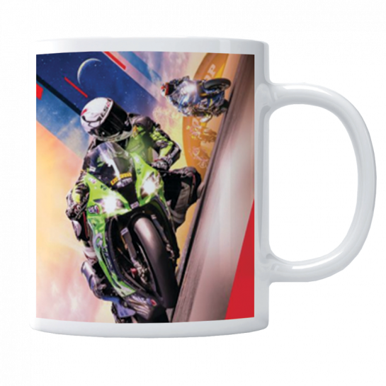 Mug "Motos 24 H Le Mans" 43 ème Édition 2020 pour une Capacité de 29 cl,  80x95 mn
