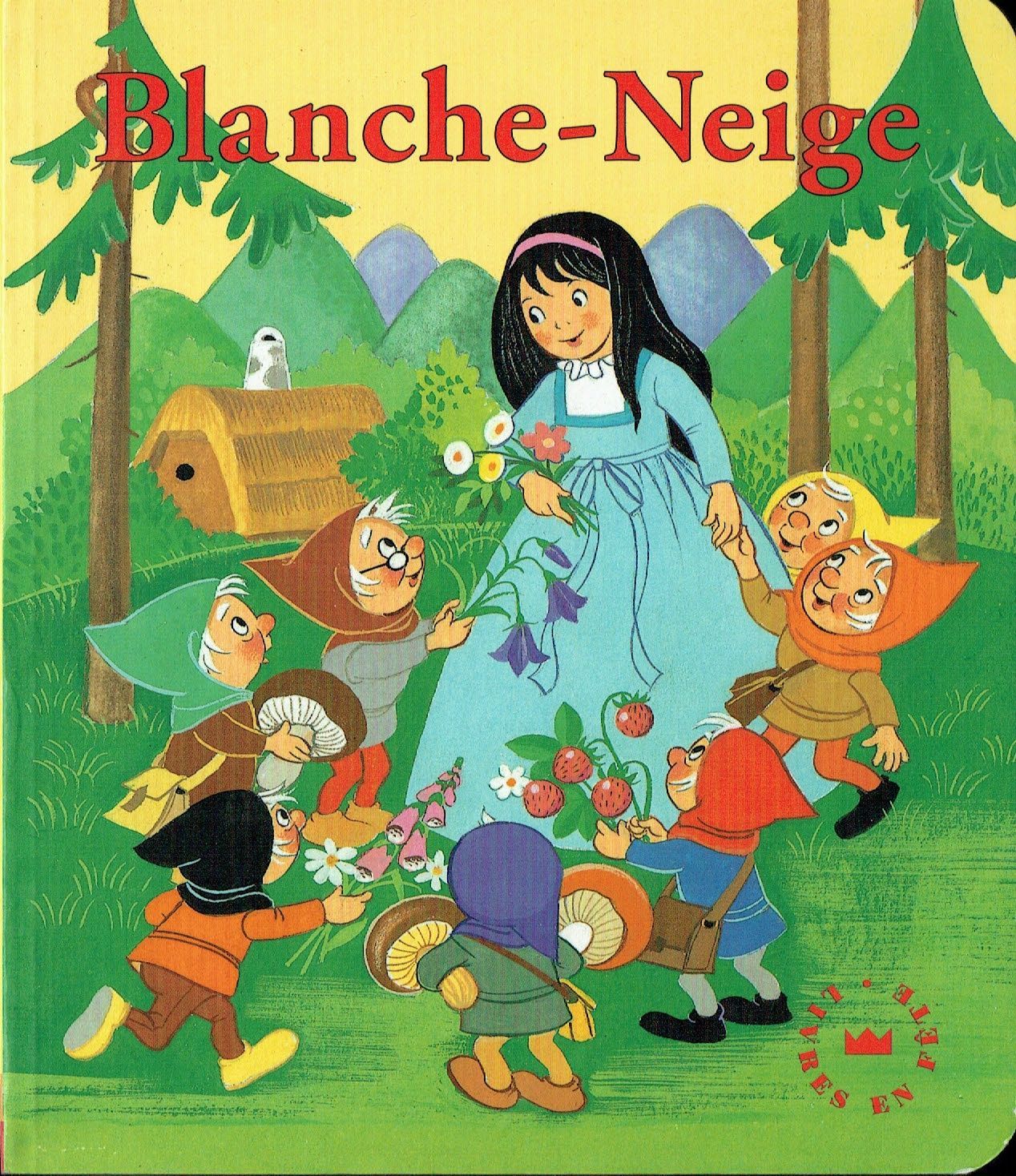 Les Contes Classiques Anciens 1997, "Blanche Neige et les Sept Nains", Cartonné & Illustration Remarquable...