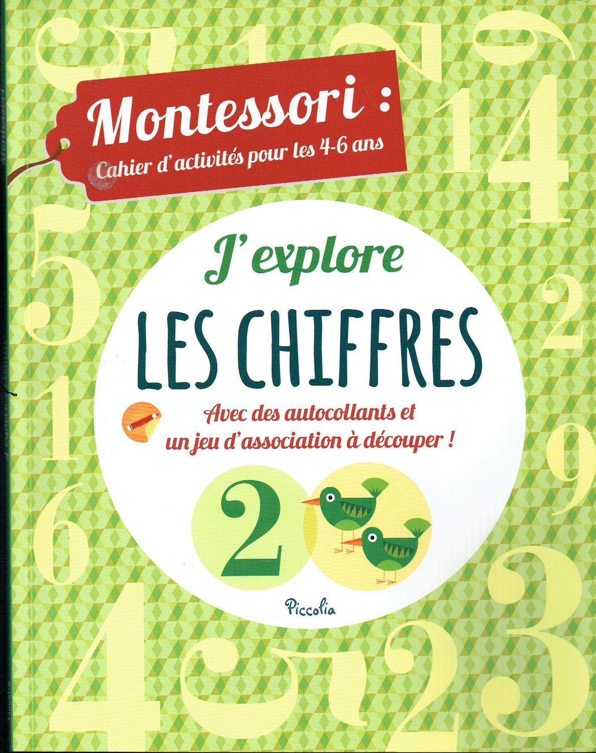 Montessori, "J'Explore les Chiffres", Un Super Cahier d'Activité pour apprendre et Comprendre les Chiffres, Jeu d'Association, 4-6 ans