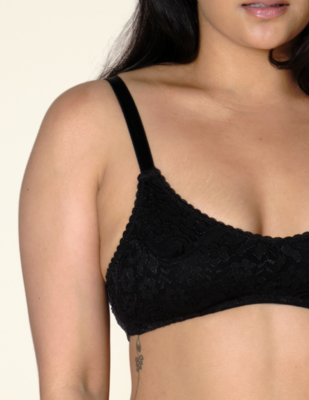 Scoop Neck Lace Bralette