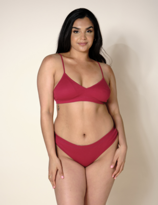 Ribbed Cotton Bra