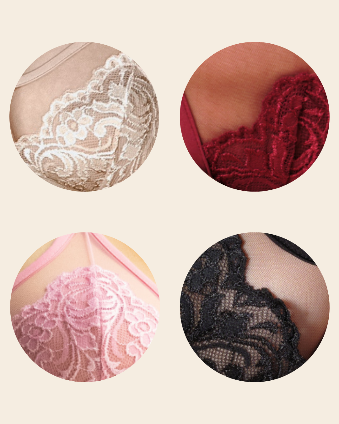 Mesh & Lace Suspect Tape Bra