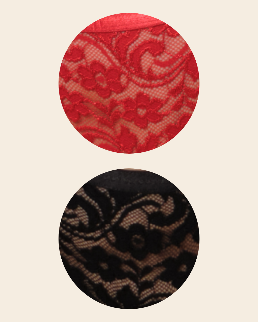 Satin Waistband Lace Thong