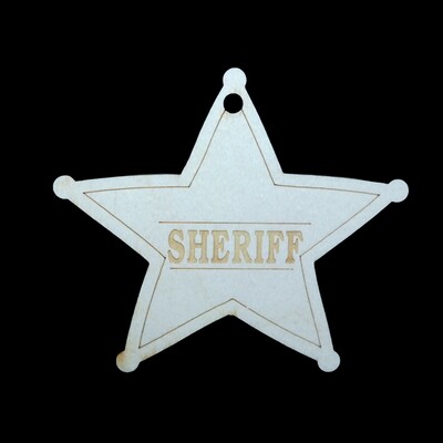 Sheriff Badge Ornament