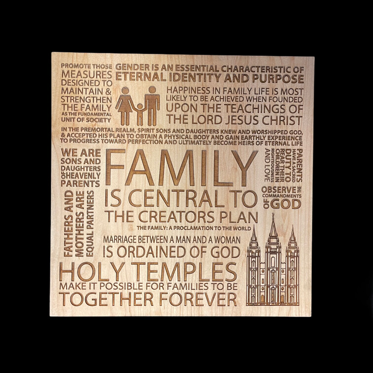 Family is Central Plaque
