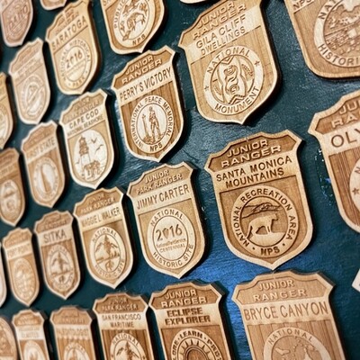 Wooden Junior Ranger Badges
