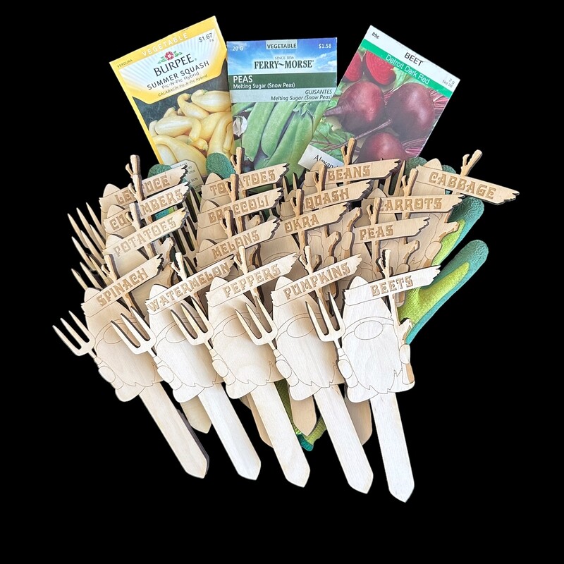 Gnome Garden Vegetable Stakes