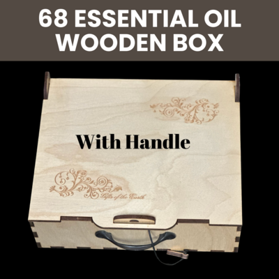 Large 68 Essential Oil Storage Box with Handle