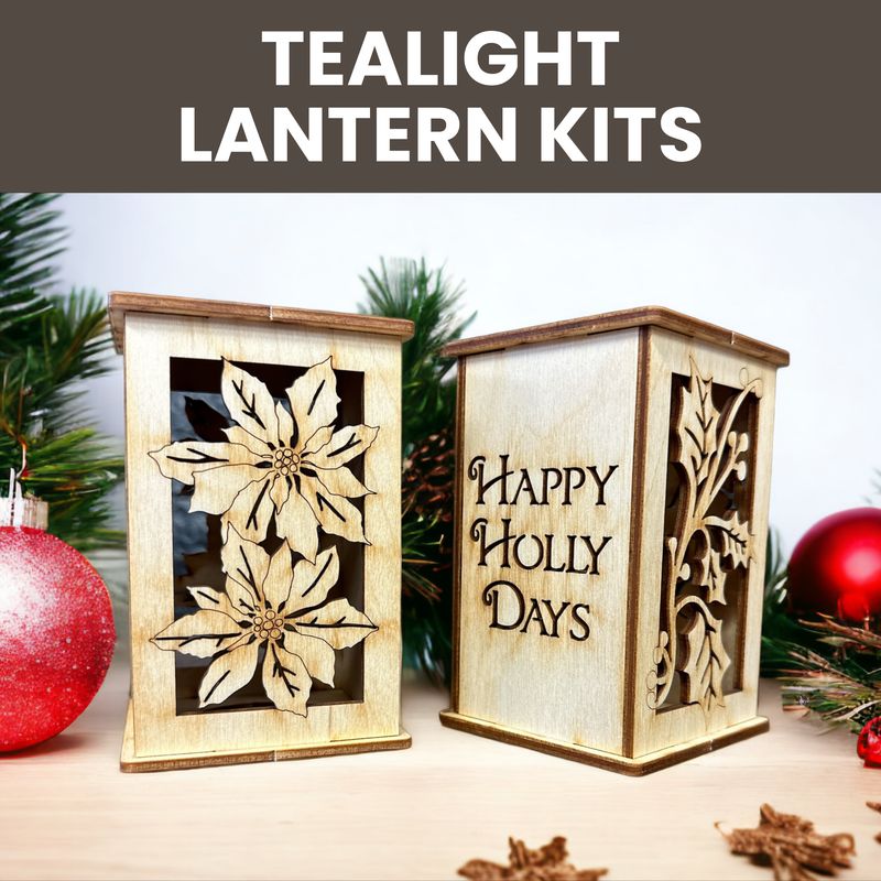 Holiday Tealight Lantern Kits
