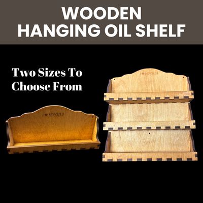 Hanging Essential Oil Bottle Display Shelf