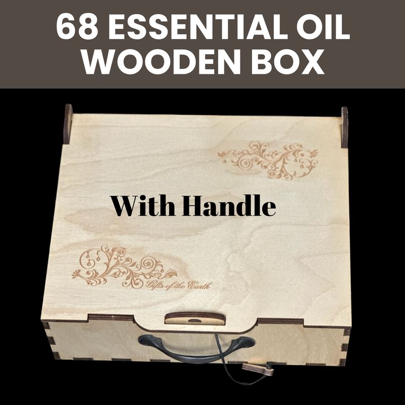 Large 68 Essential Oil Storage Box with Handle