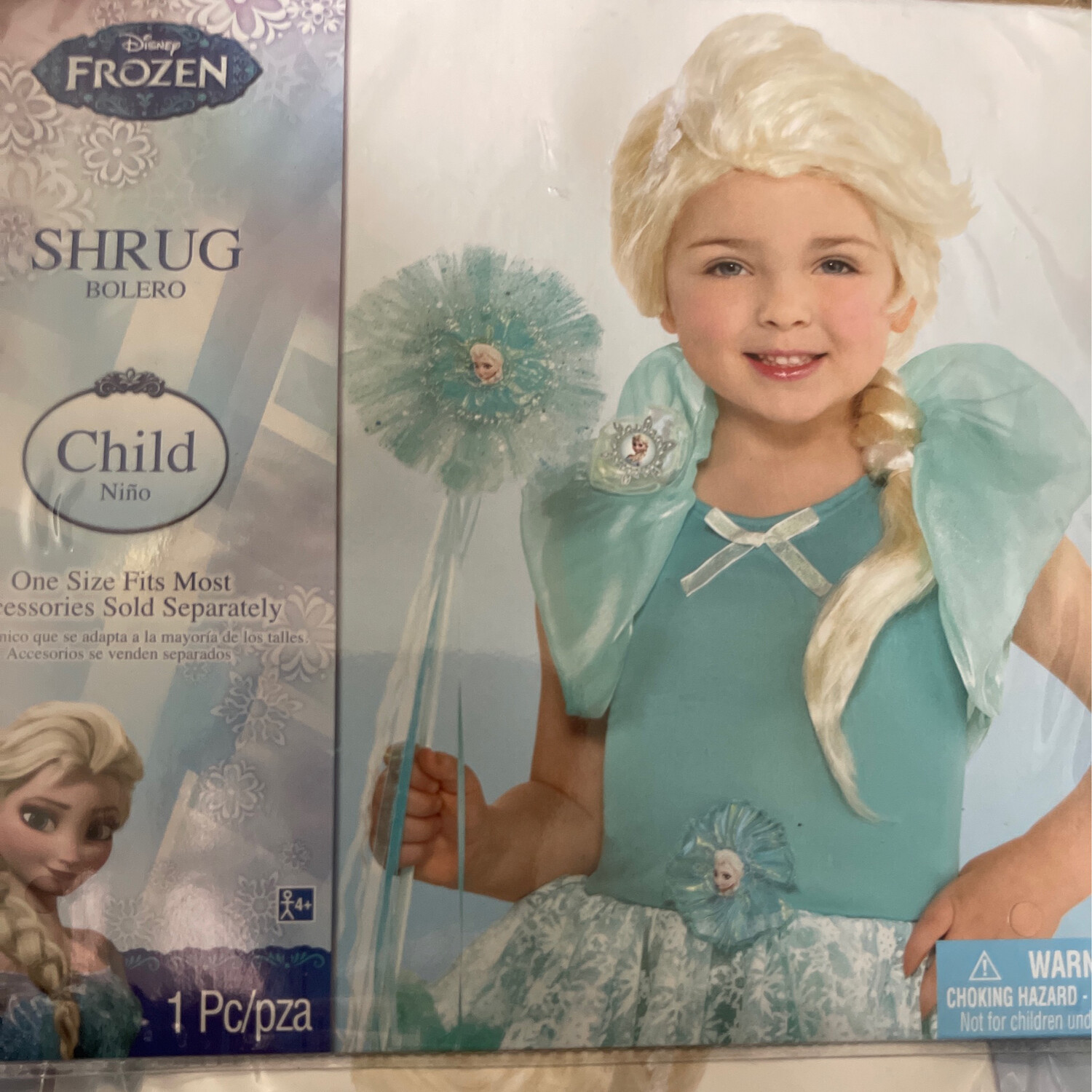 Costume  Girls Blue Princess Shrug