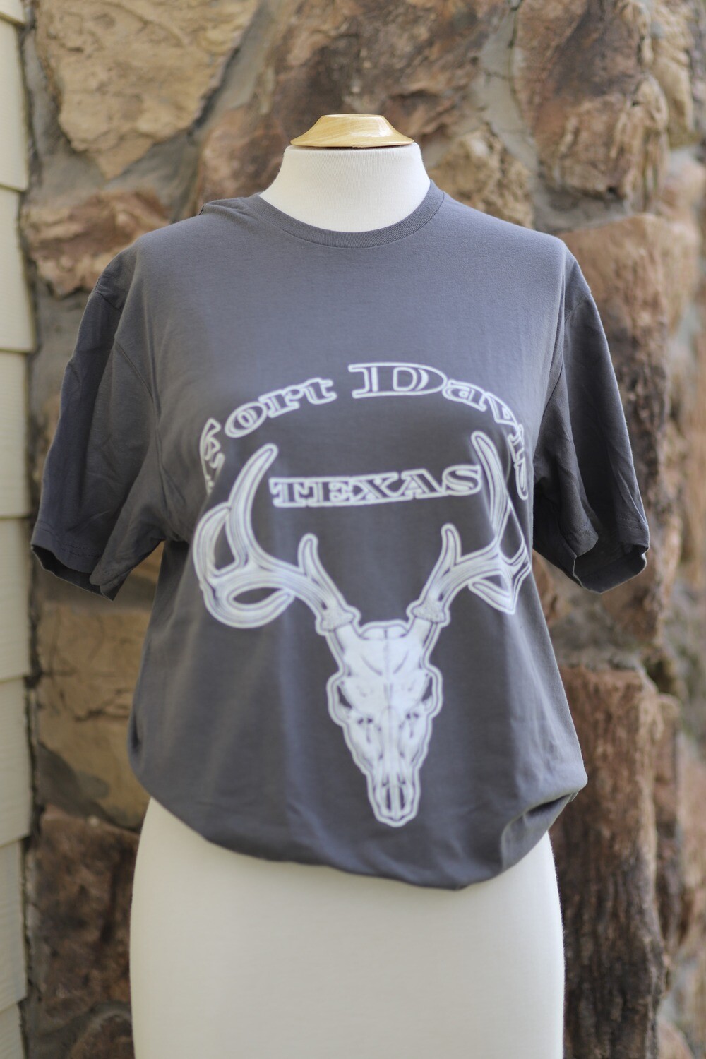 Mule Deer Skull Fort Davis Souvenir T Shirt New