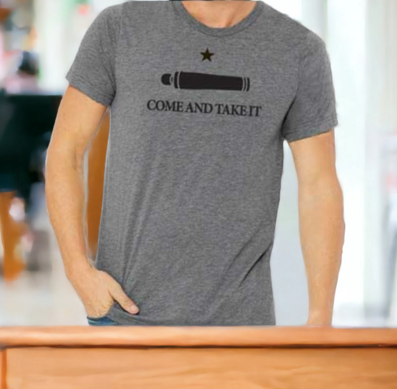 Grey Come & Take It T-Shirt