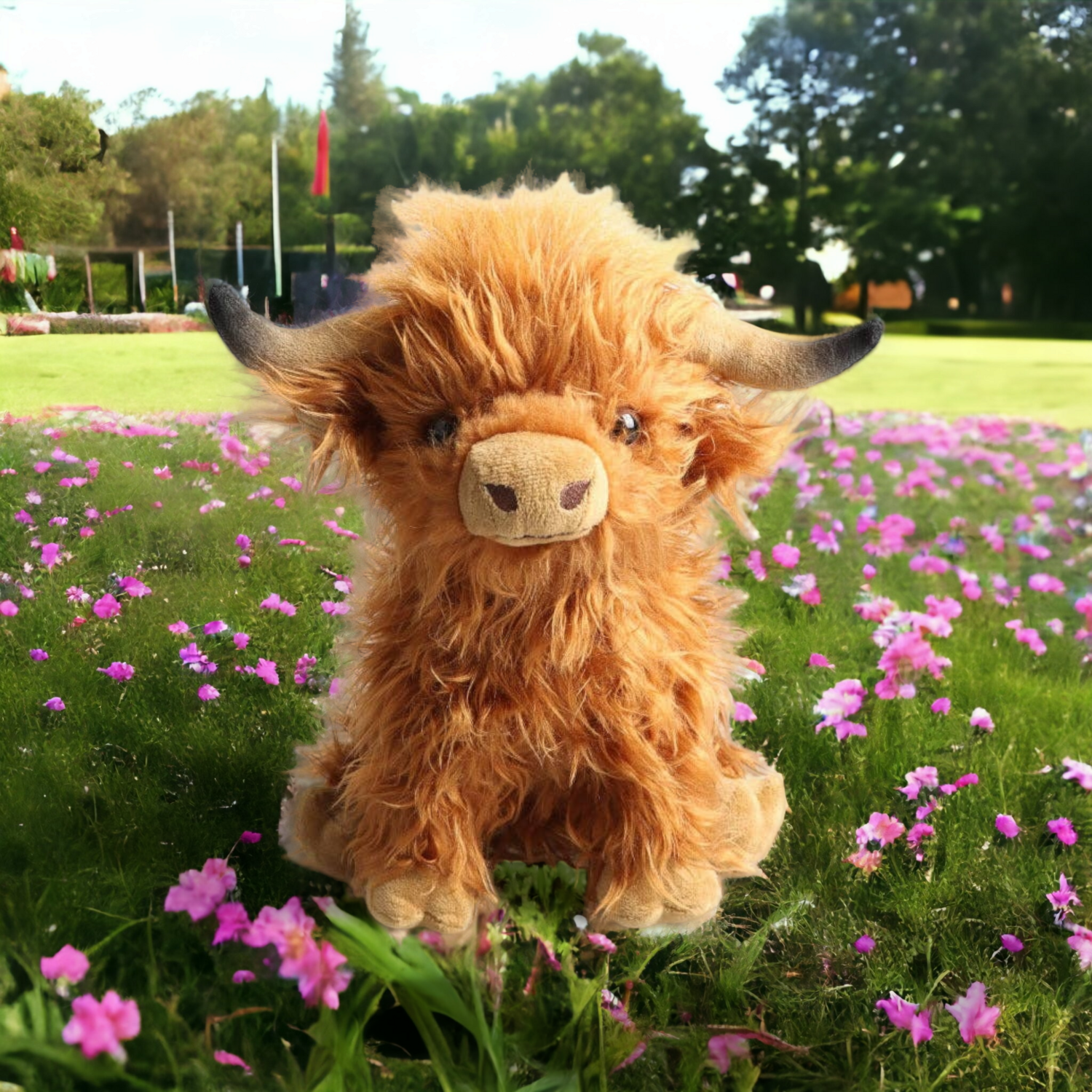 Highland Hereford Cute Cow Plush