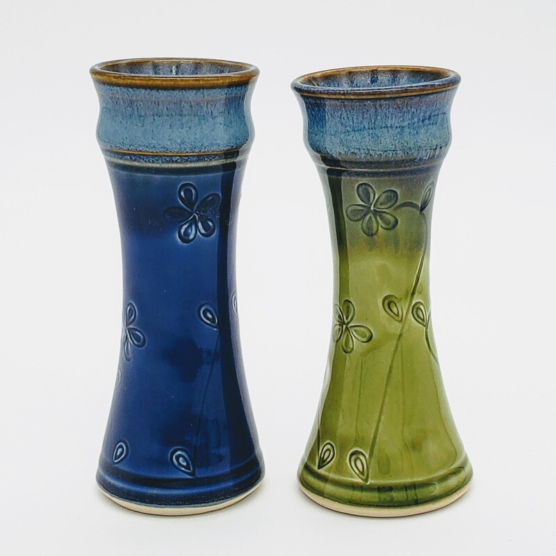 Small Amphora Vase with flower pattern