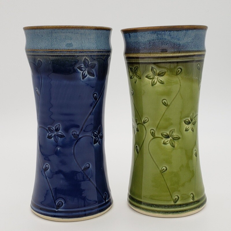 Medium Amphora Vase with Flowers