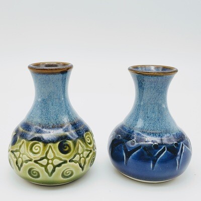 Amphora Bud Vase with Full Pattern