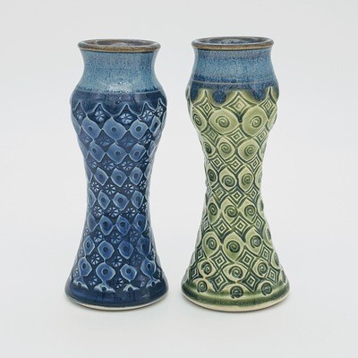 Small Amphora Vase with Full Pattern